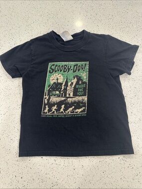 Scooby-Doo Kids Black Graphic Tee